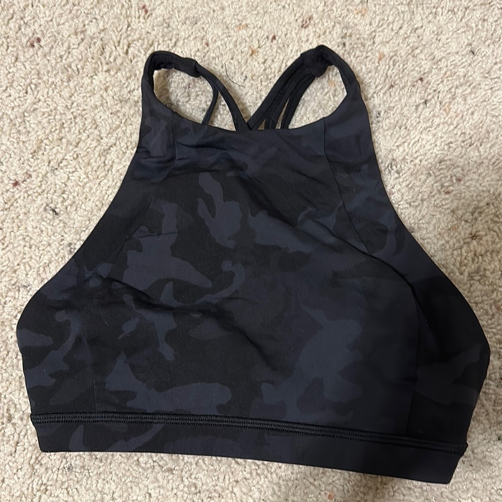 Lululemon high neck camp sports bra